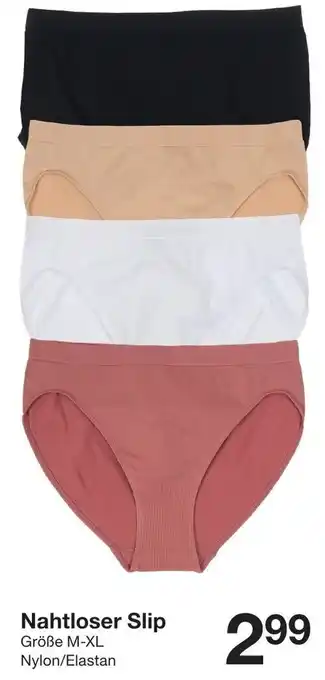 Zeeman Nahtloser Slip M-XL Angebot