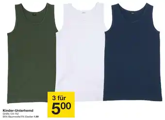 Zeeman Kinder Unterhemd 134-152 Angebot