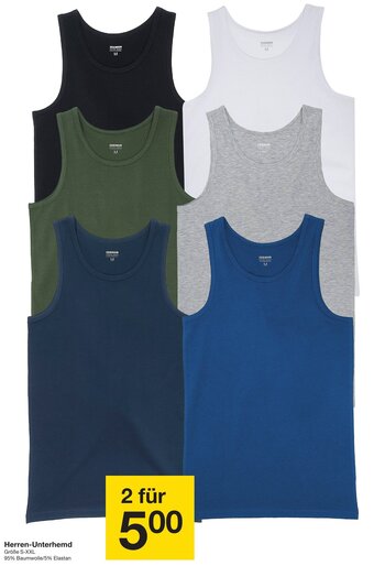 Zeeman Herren Unterhemd S-XXL Angebot