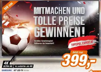 Expert Samsung 43"Led TV 43TU7090 Angebot