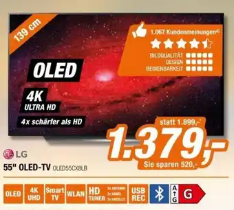 Expert LG 55" Oled TV OLED55CX8LB Angebot
