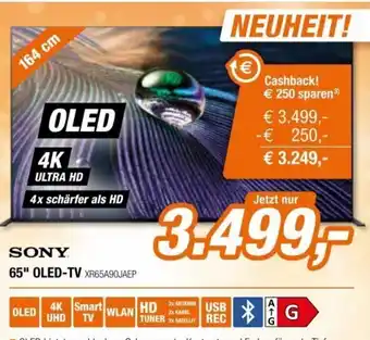 Sony 65" OLED TV XR65A90JAEP