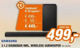 Expert Samsung 3.1.2 Soundbar Inkl. Wireless Subwoofer HW-Q600A Angebot