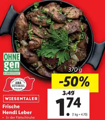 Lidl Hendl Leber 370 g Angebot