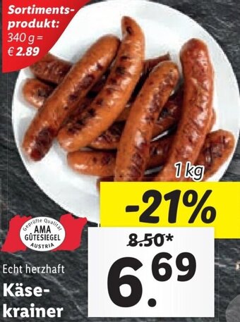 Lidl Käsekrainer 1 kg Angebot