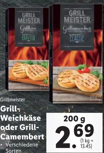 Lidl Grill-Weichkäse oder Grill- Camembert 200 g Angebot