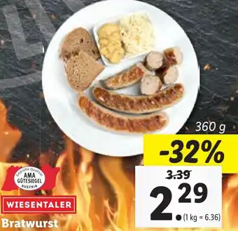 Lidl Bratwurst 360 g Angebot