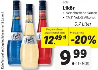 Lidl Likör 0,7 Liter Angebot