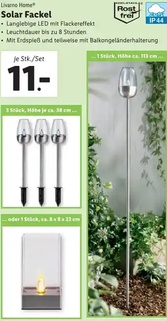 Lidl Solar Fackel Angebot