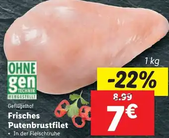 Lidl Putenbrustfilet 1 kg Angebot