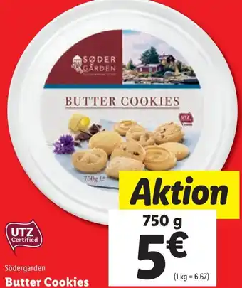 Lidl Butter Cookies 750 g Angebot