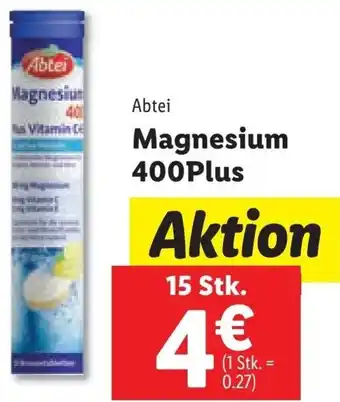 Lidl Magnesium 400 Plus 15 Stk. Angebot