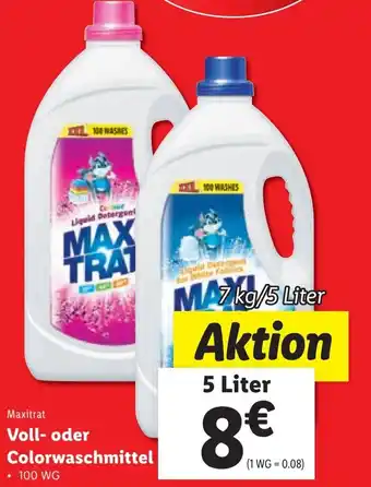 Voo-oder Colorwaschmittel 100 WG 5 Liter