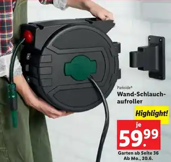 Lidl Wand-Schlauch-Aufroller Angebot