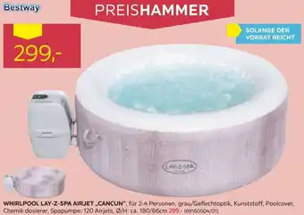 Möbelix whirlpool Lay-Z-Spa Airjet Cancun 180/66cm Angebot