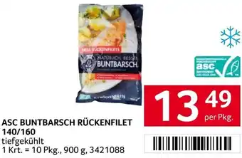 Transgourmet ASC Buntbarsch Rückebfilet 140/160 per kg Angebot