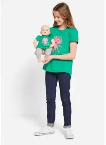 Bonprix Mädchen t-shirt mit puppenkleid (2 tlg.) Angebot