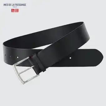 UNIQLO Women ines de la fressange leather wide belt Angebot