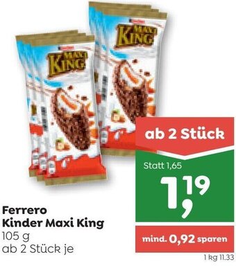 ADEG Ferrero Kinder Maxi King 105 g Angebot