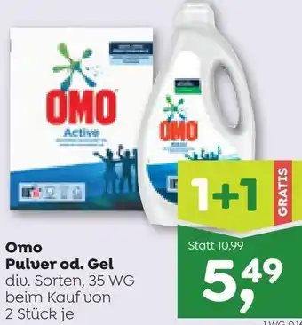 ADEG Omo Pulver od. Gel 25WG Angebot