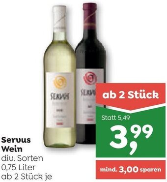 ADEG Servus Wein 0,75 Liter Angebot