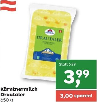 ADEG Kärntnermilch Drautaler 650 g Angebot