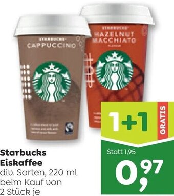 ADEG Starbucks Eiskaffee 220 ml Angebot