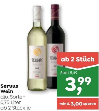 ADEG Servus Wein 0,75 Liter Angebot