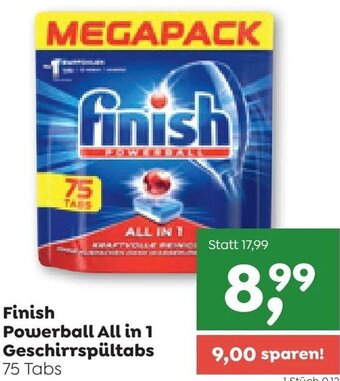ADEG Finish Powerball All in 1 Geschirrspültabs 75 Tabs Angebot