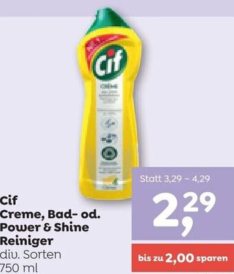 ADEG Cif Creme, Bad-od. Power & Shine Reiniger 750 ml Angebot