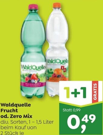 ADEG Waldquelle Frucht od. Zero Mix 1-1,5 Liter Angebot