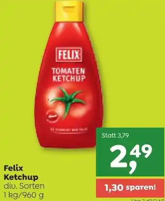 ADEG Felix Ketchup 1 kg/960 g Angebot