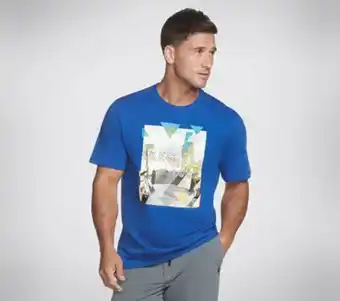 Skechers Skechers apparel pier geo photo crew tee shirt Angebot