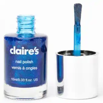Shimmer nail polish - royal blue holo
