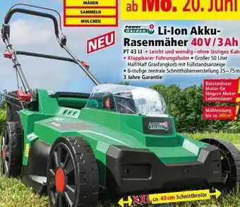Norma Li-Ion Akku-Rasenmäher PT 43 LI Angebot