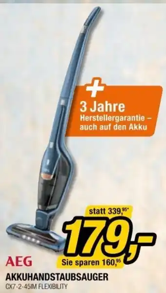 Expert AEG Akkuhandstaubsauger CX7-2-45IM Angebot