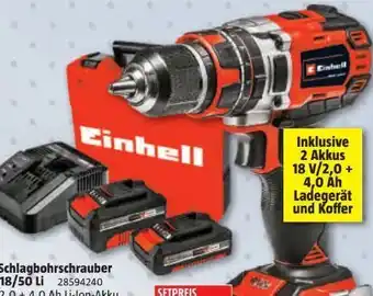 Bauhaus Akku-Bohrschrauber TE-CD 18/50 Li BL Solo Angebot