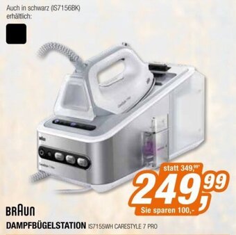 Expert Braun Dampfbügelstation IS7155WH Angebot