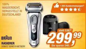 Expert Braun Rasierer 9390CC Angebot