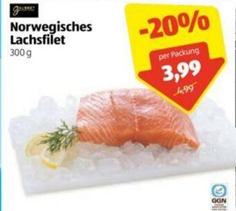 Hofer Norwegisches Lachsfilet 300 g Angebot