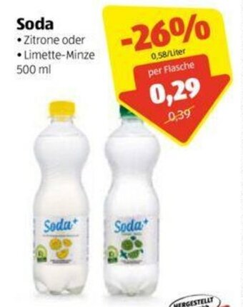 Hofer Soda 500 ml Angebot