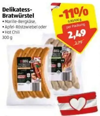 Hofer Delikatess Bratwürstel 300 g Angebot