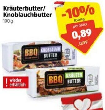 Hofer Kräuterbutter / Knoblauchbutter 100 g Angebot