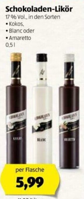 Hofer Schokoladen Likör Angebot