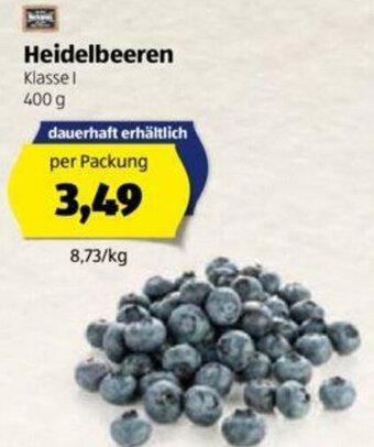 Hofer Heidelbeeren 400 g Angebot