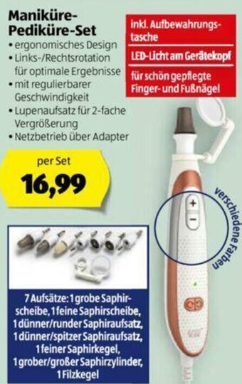Hofer Maniküre Pediküre Set Angebot