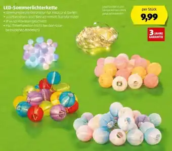 Hofer Led Sommerlichterkette Angebot