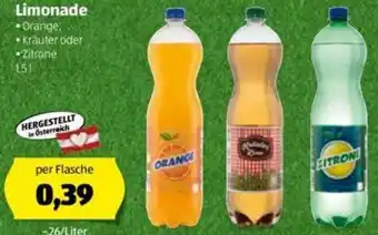 Hofer Limonade 1.5L Angebot