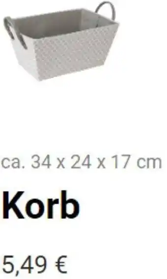 Korb 34 x 24 x 17 cm
