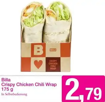 Sutterlüty Billa Crispy Chicken Chili Wrap 175 g Angebot